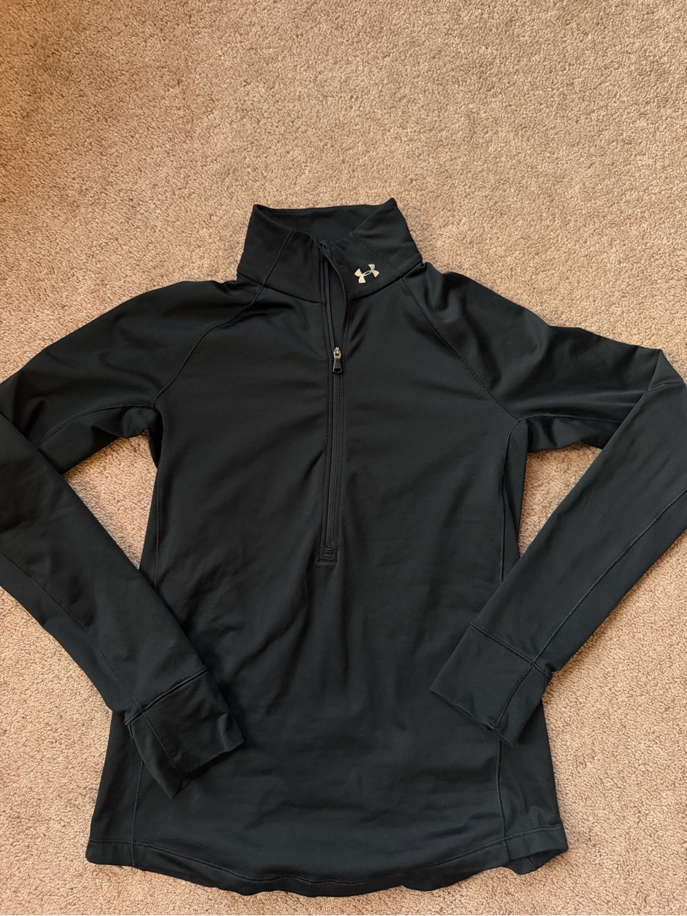 Under Armour Black Half-Zip Performance Top